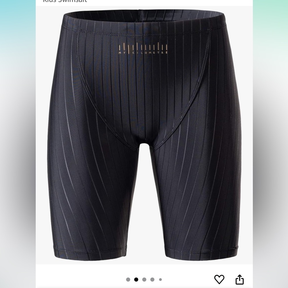 My Kilometre Swim Jammers Swim shorts Boy’s XL (Age 10-12) Black stripe